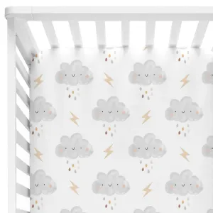 Cloudy Cuddles Crib Sheet