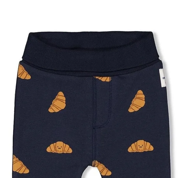 CLUB CROISSANT - Allover Print Soft Fleece Pants