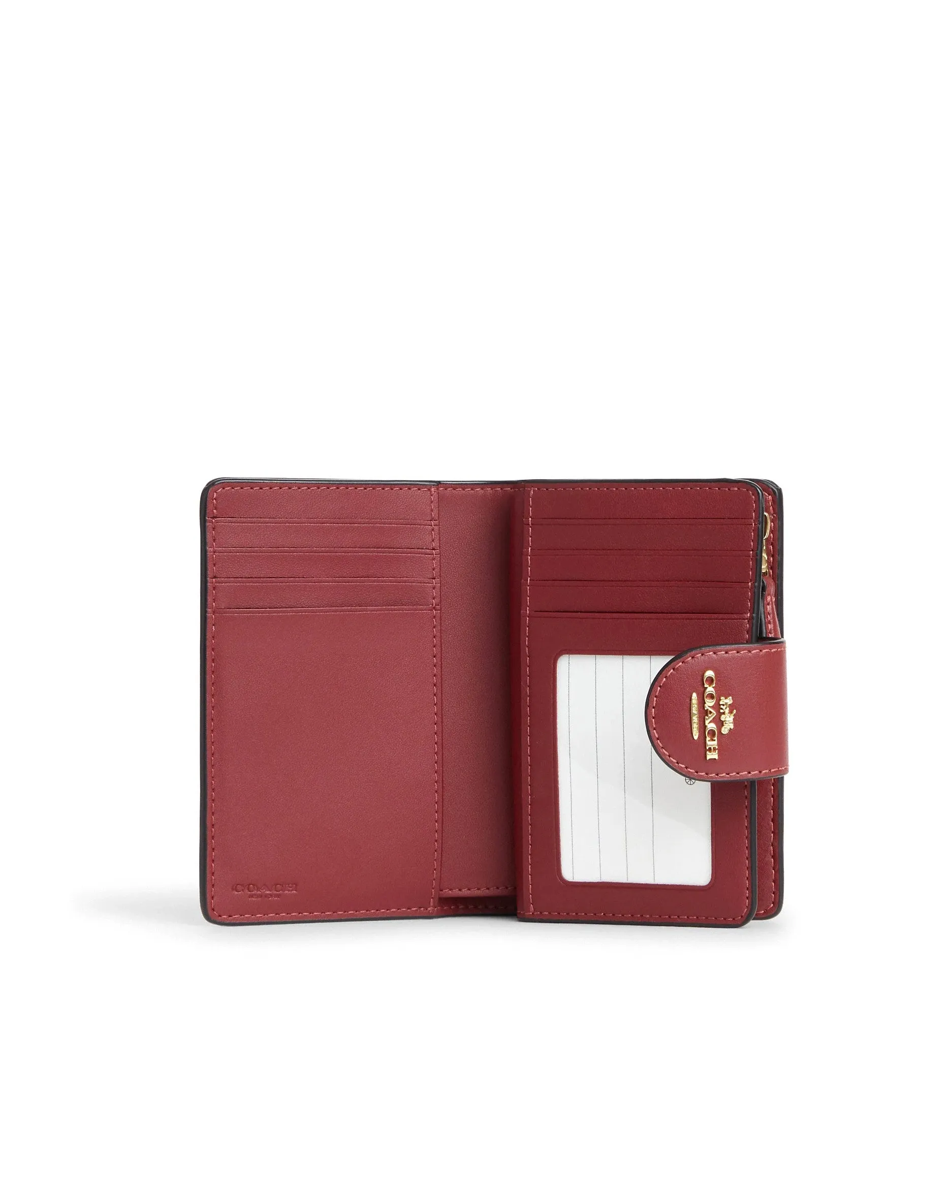 Coach Medium Corner Zip Wallet With Country Floral Print