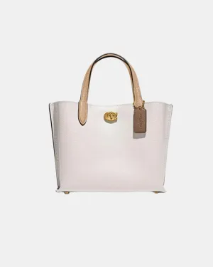 Coach Willow Tote 24 In Colorblock