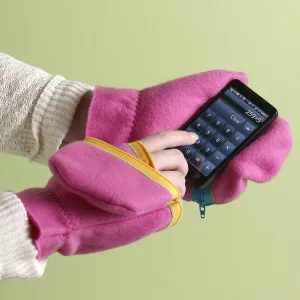 Coats & Clark Sewing Zip And Text Mittens
