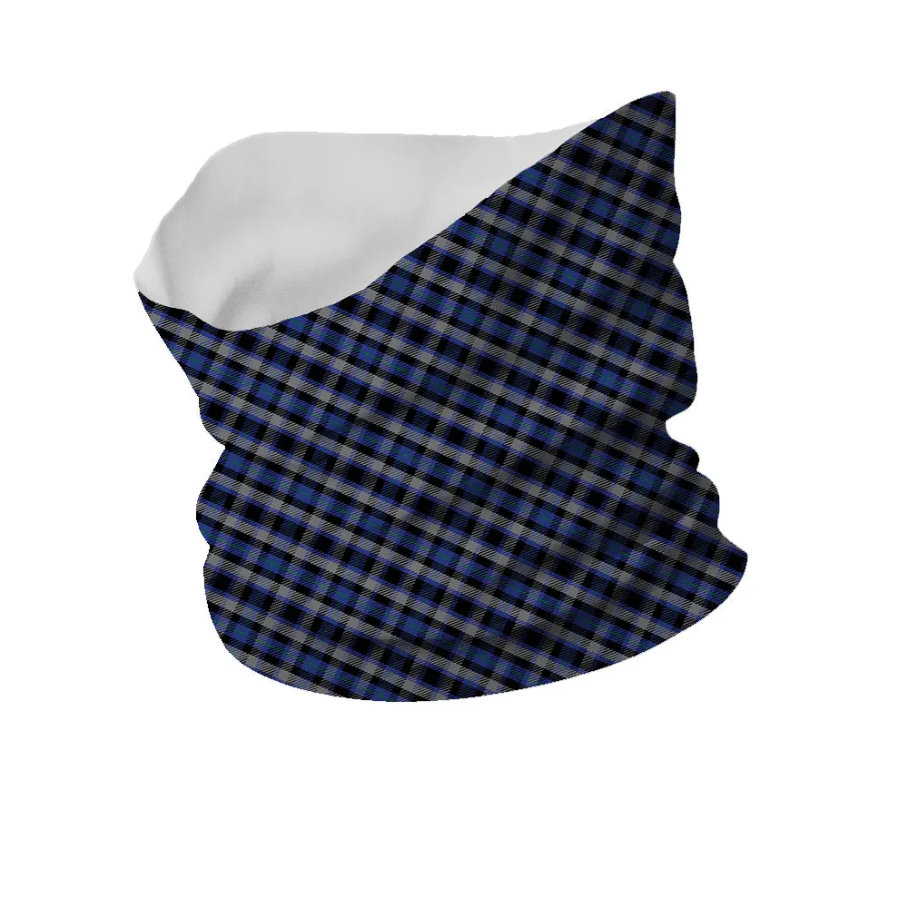 Cobalt Flannel Wicking Neck Gaiter 12" Length