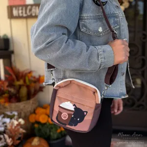 Coffee Cats Mini Crossbody Bag