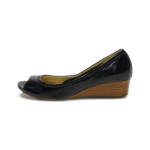 Cole Haan Peep Toe Leather Blue Colour For Women