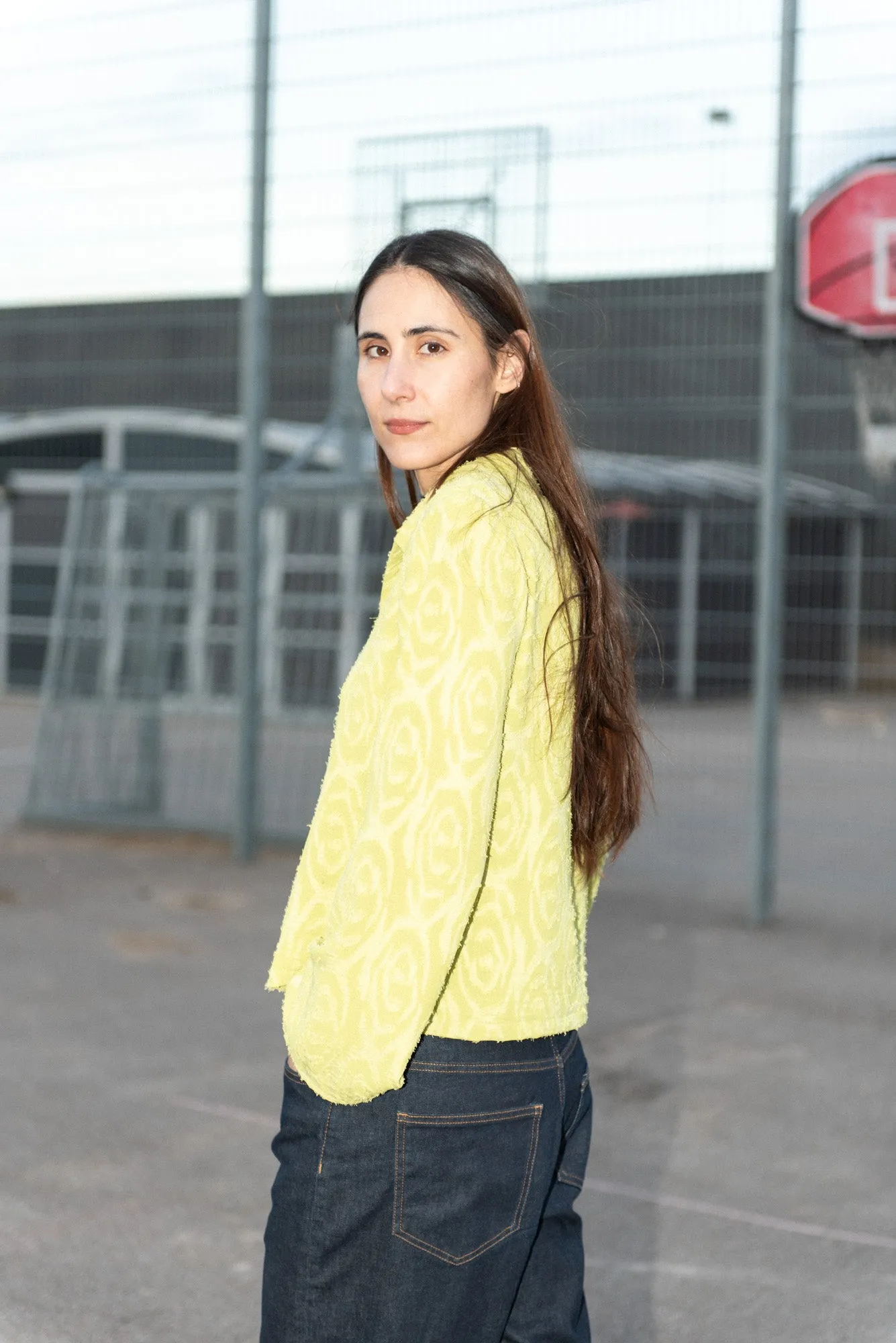 Collared Blouse with Cone Sleeves