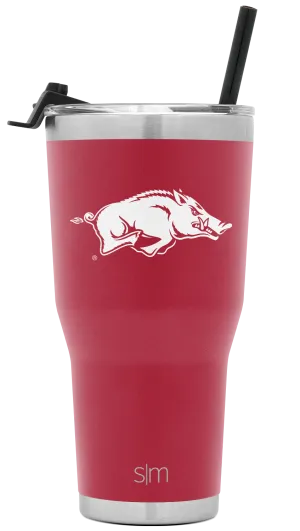 Collegiate Cruiser Tumbler with Flip Lid and Straw