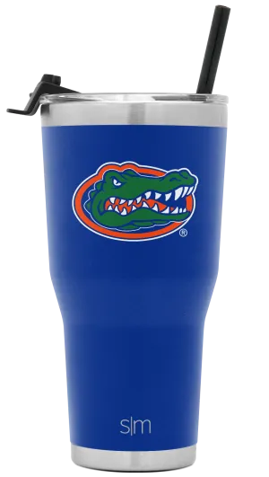 Collegiate Cruiser Tumbler with Flip Lid and Straw