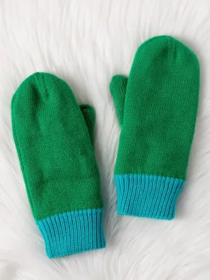 Color Block Mittens