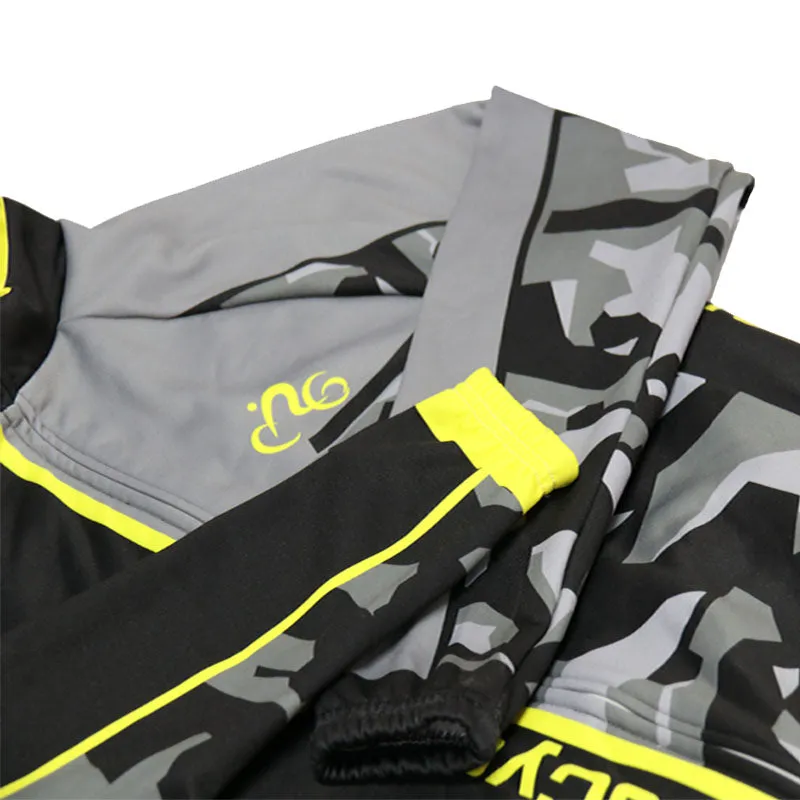 Color fluid Fleece Long Sleeve Jersey