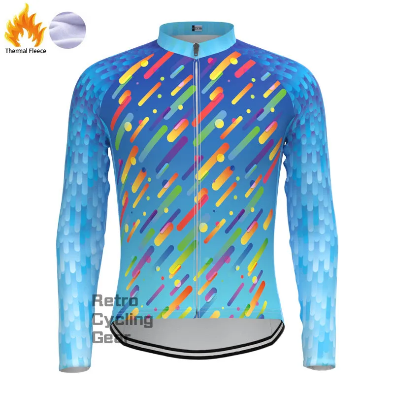Color fluid Fleece Long Sleeve Jersey