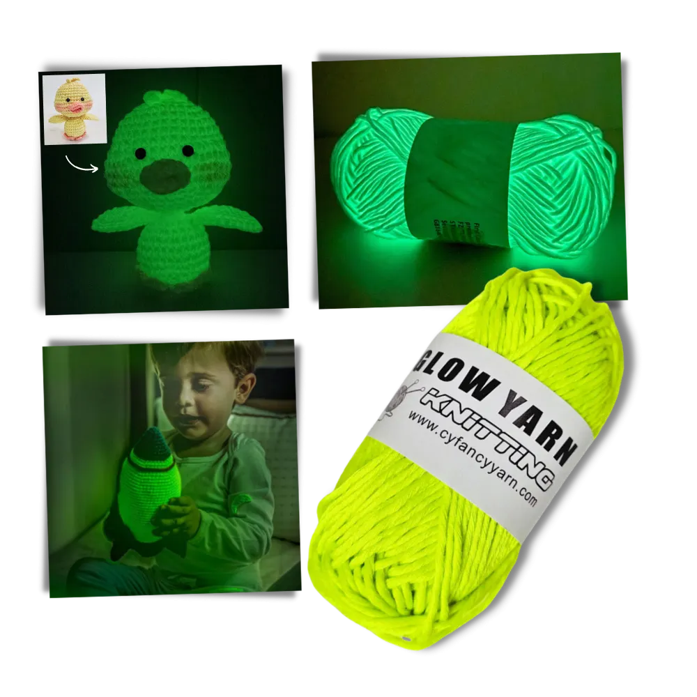 Colorful Soft Glow Yarn