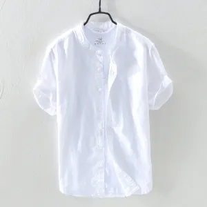 comfortable cotton shirts with short sleeves