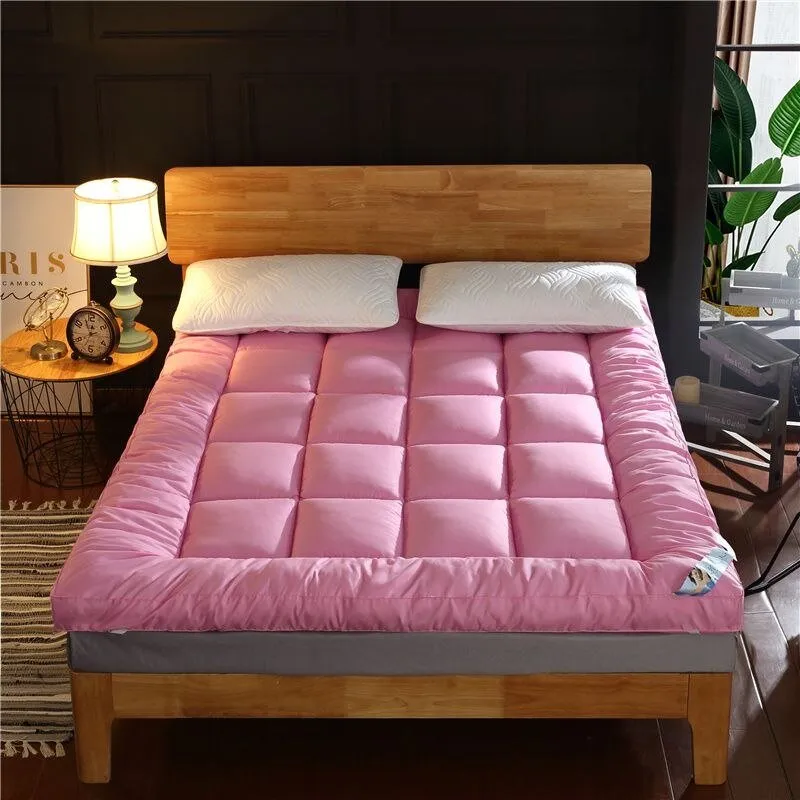 Comfortable Fold Single Double Tatami Mattress - Thick 10cm Topper for Adults in Twin, Queen, King Size