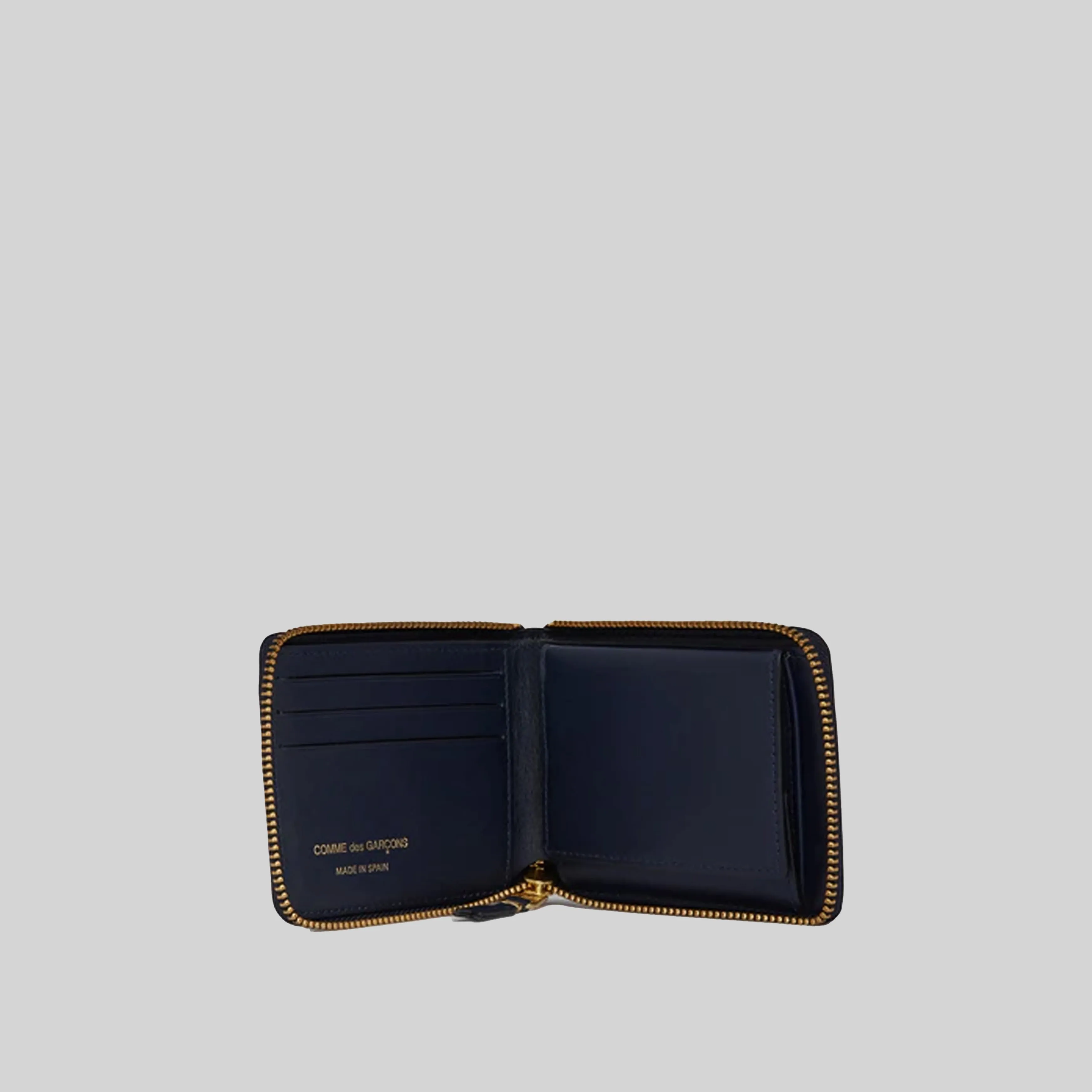 COMME DES GARCONS WALLET SA7100 CLASSIC COLOUR NAVY