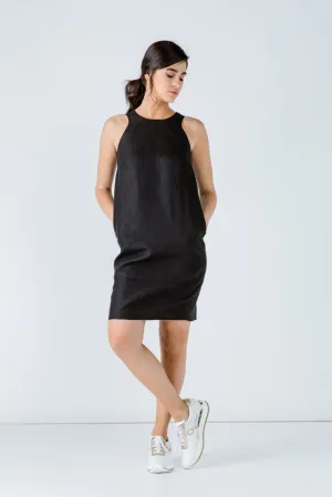 CONQUISTA FASHION - Original Black Sleeveless Sack Dress