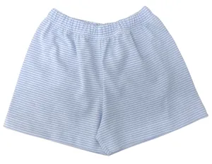 Conrad Shorts | Blue Stripe Pima (7, 8, 10)