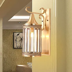 Contemporary Luxury Copper Glass Tubular Shade 1/3-Light Wall Sconce Lamp For Living Room