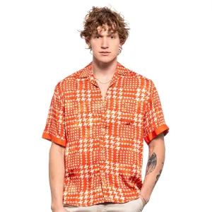 Contraband Relaxed Fit Short Sleeve Shirt - Orange