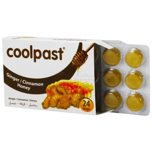 Cool Past Ginger And Cinnamon And Honey Lozenges 24 PC