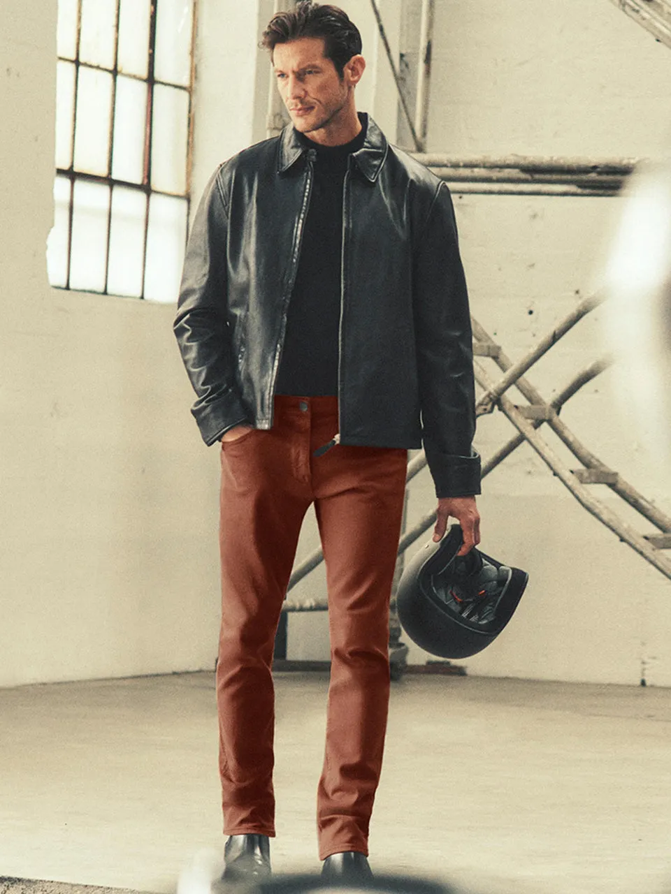 Cool Tapered Leg Pants In Cinnamon Comfort
