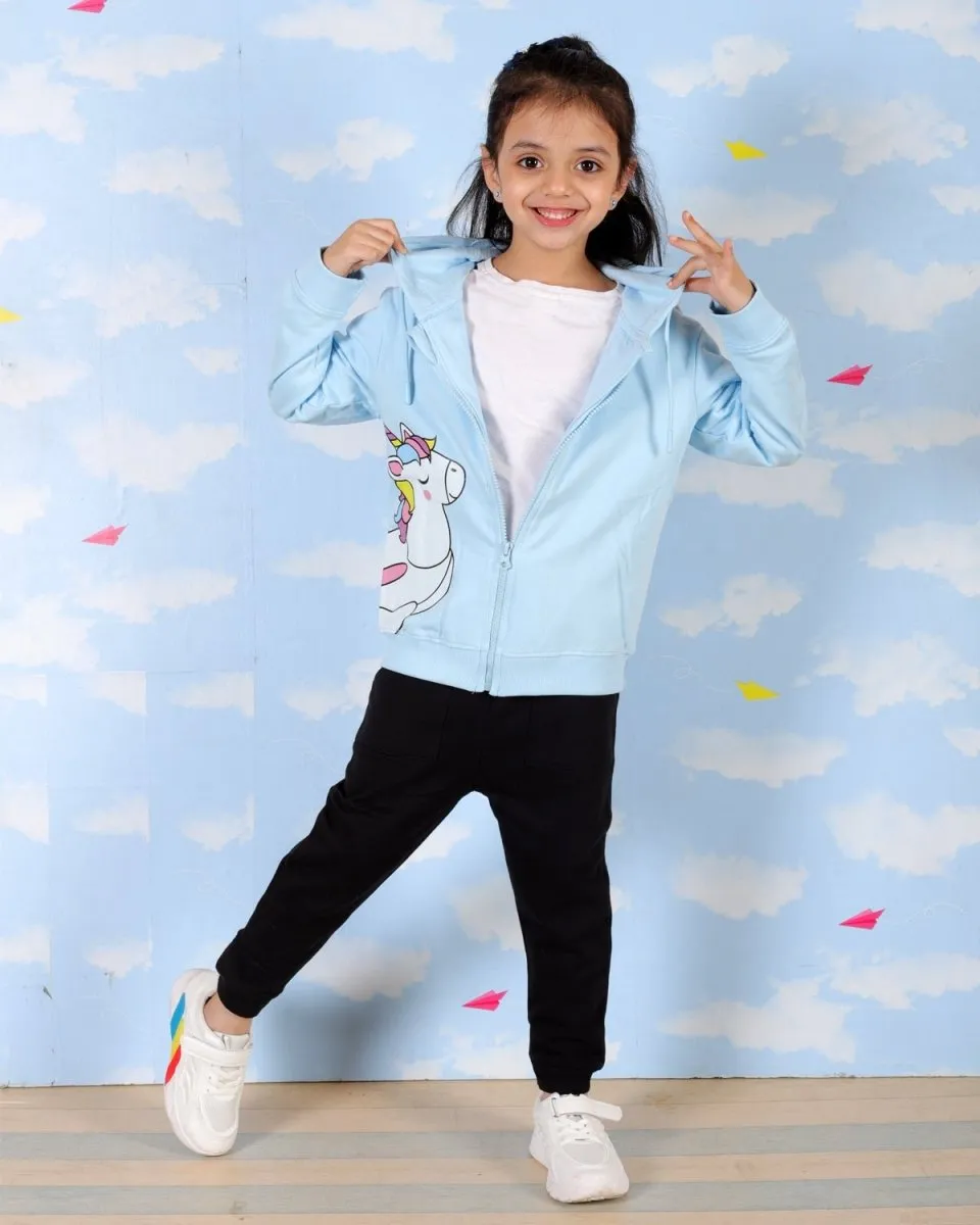 Cool Unicorn Zipper Hoodie