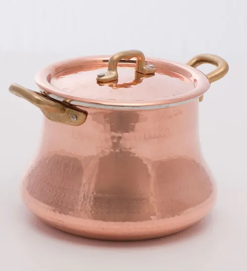 COPPER BEANPOT WITH LID