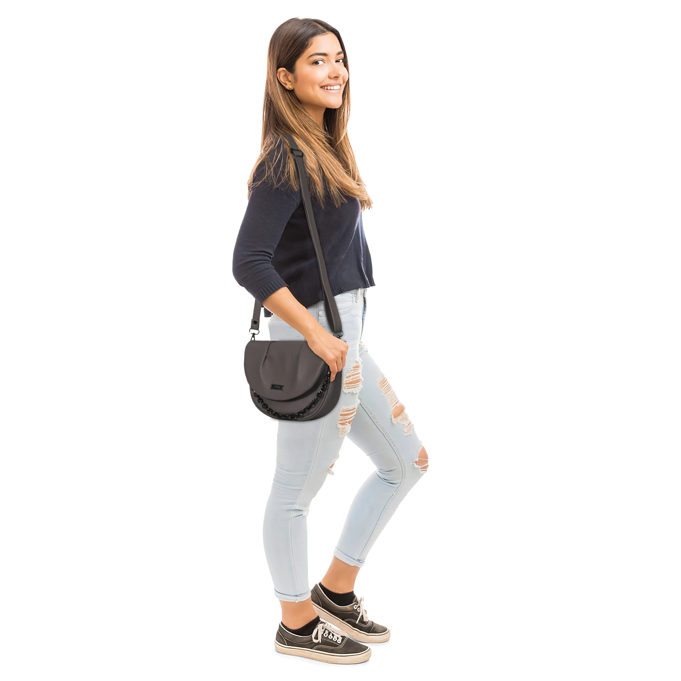 Corba Women Sling Bag Grey
