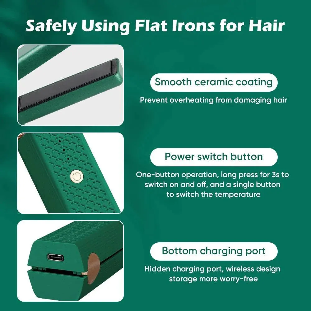 Cordless Hair Straightener (Free Storage Cover)