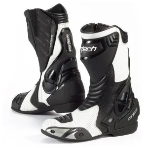 Cortech Mens Latigo Air Road Race White/Black Boots