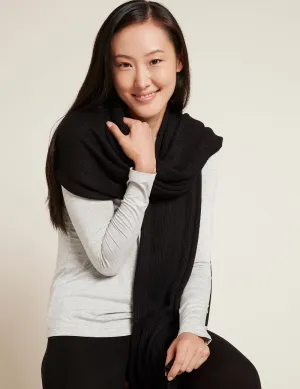 Cosy Knit Wrap - Black