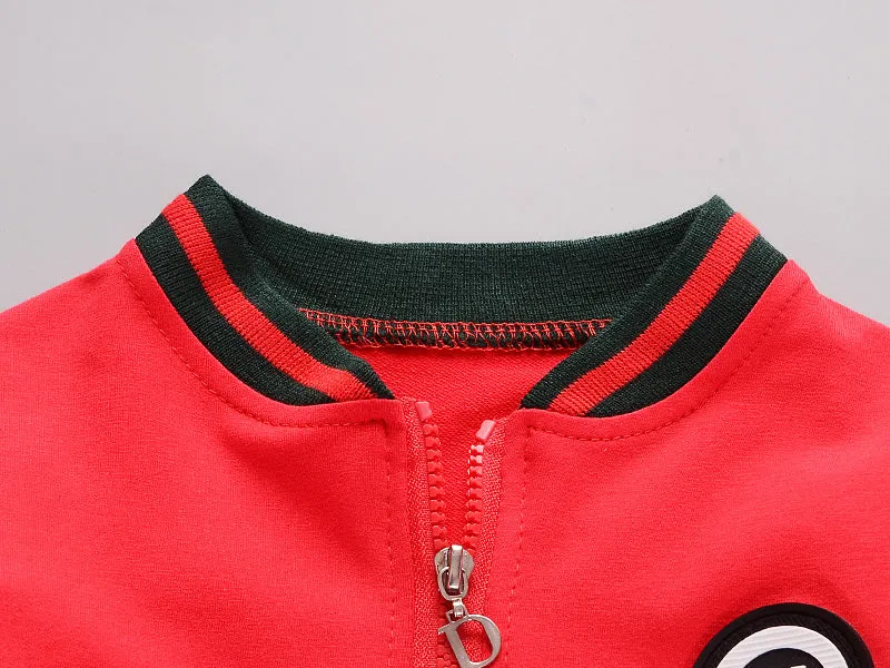 Cotton 3pcs outfits children's sports suit kids tracksuit outfits bebe boys clothes