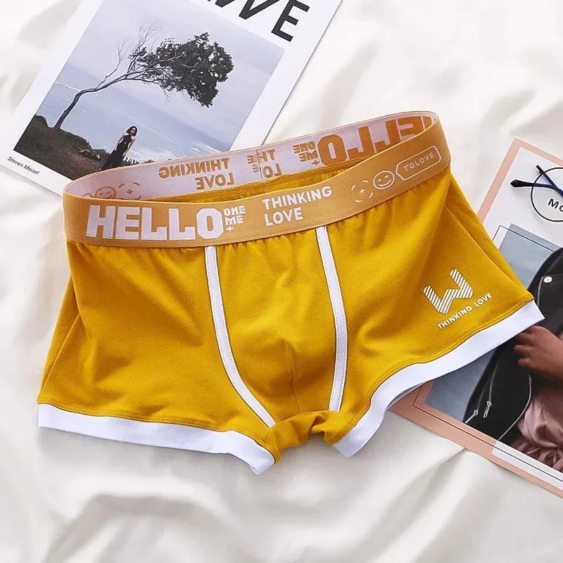 Cotton Boxer Briefs: Comfortable Men's Underwear with U Convex Design