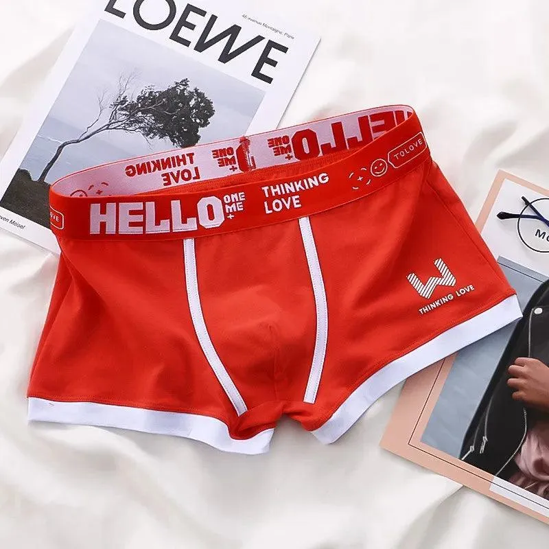 Cotton Boxer Briefs: Comfortable Men's Underwear with U Convex Design