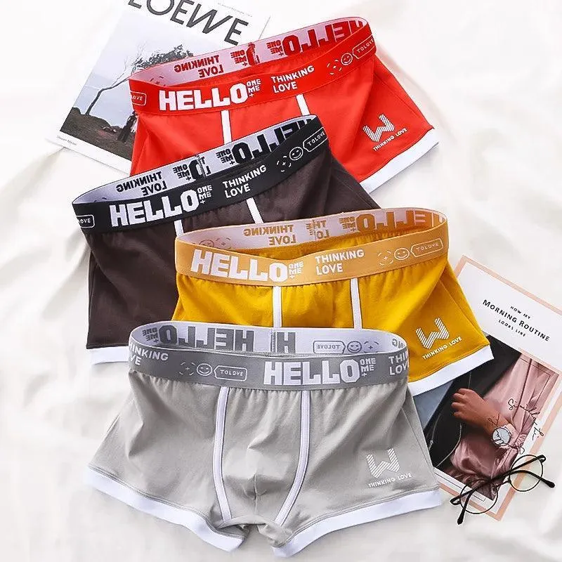 Cotton Boxer Briefs: Comfortable Men's Underwear with U Convex Design