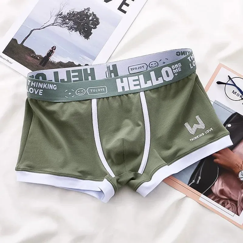 Cotton Boxer Briefs: Comfortable Men's Underwear with U Convex Design
