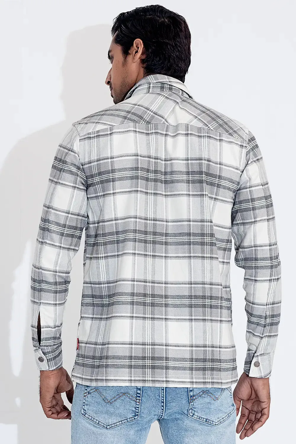 Cotton Check Overshirt