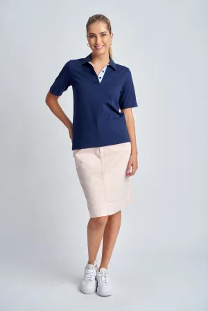 Cotton Jersey Classic Polo Navy