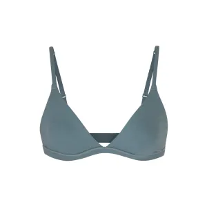 COTTON JERSEY TRIANGLE BRALETTE | KYANITE