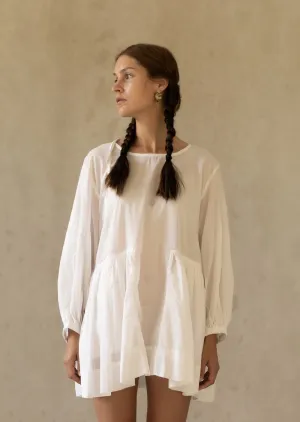 COTTON SOMERLUS DRESS IN MILK