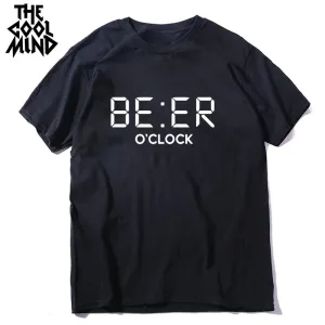 Cotton summer cool funny short sleeve mens casual skate o-neck Print loose men T shirt