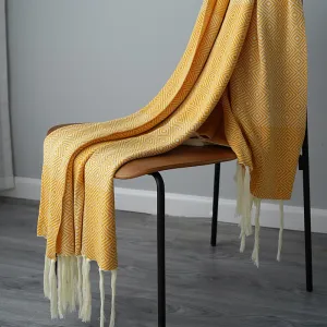 Cotton Throw With Tassel