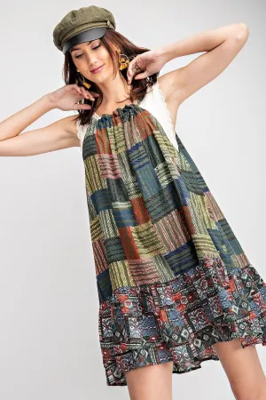 Cotton Voile Halter Dress