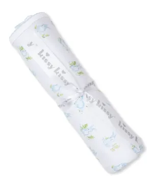 Cottontail Hollows Blue Blanket