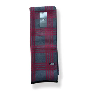 Couthie Red & Grey Scarf  (CS68)