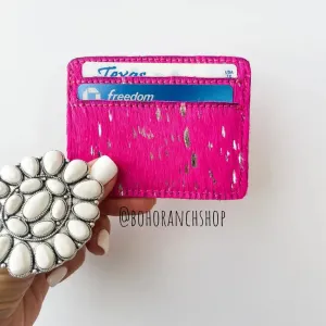 Cowhide Credit Card Holder | 3 prints