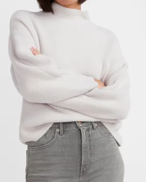 Cozy Mock Neck Sweater in Moonlight