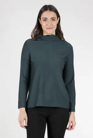 Cozy Mock-Neck Top, Hunter