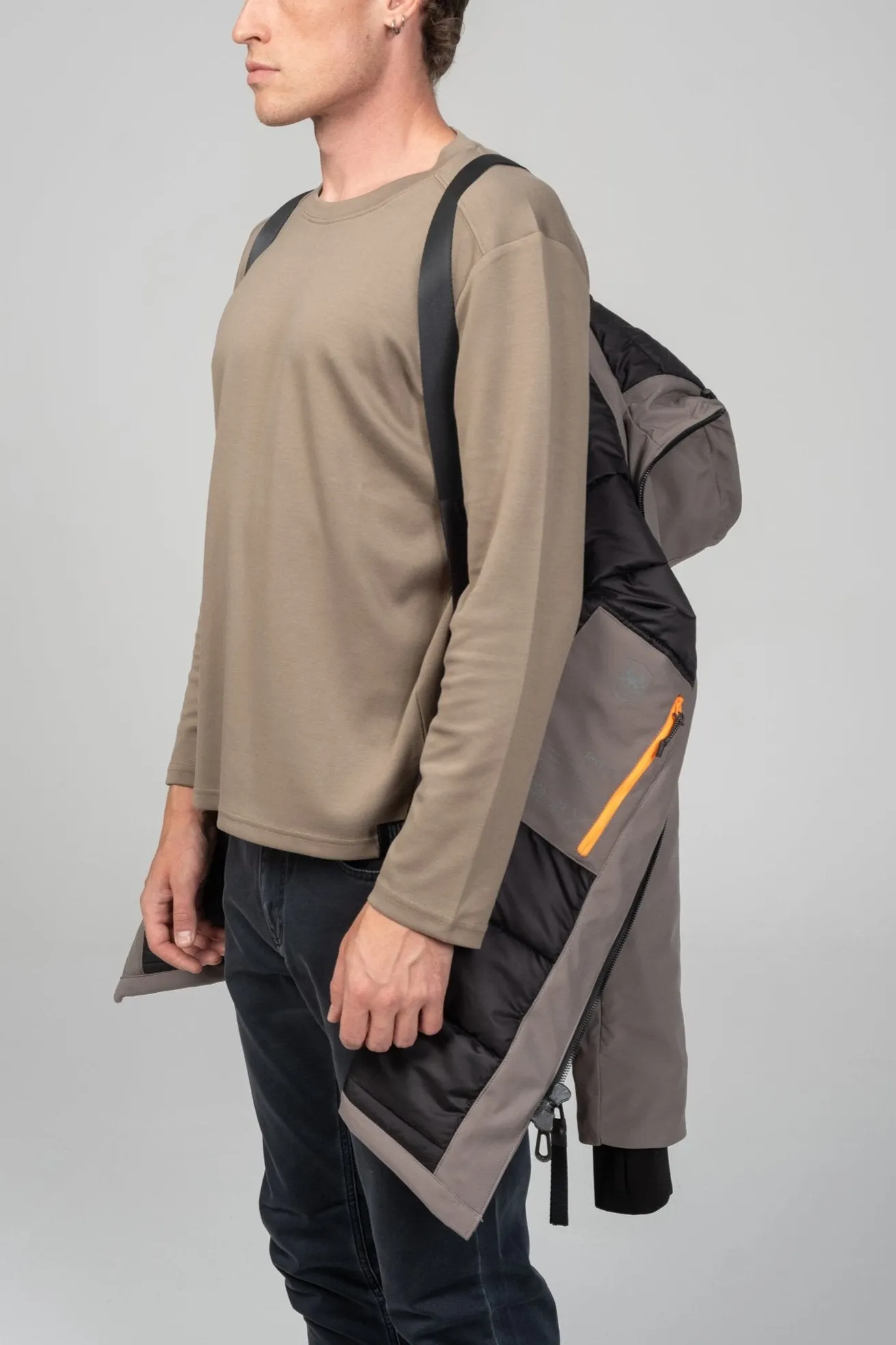 Cozy Seamless Winter Coat - Gray