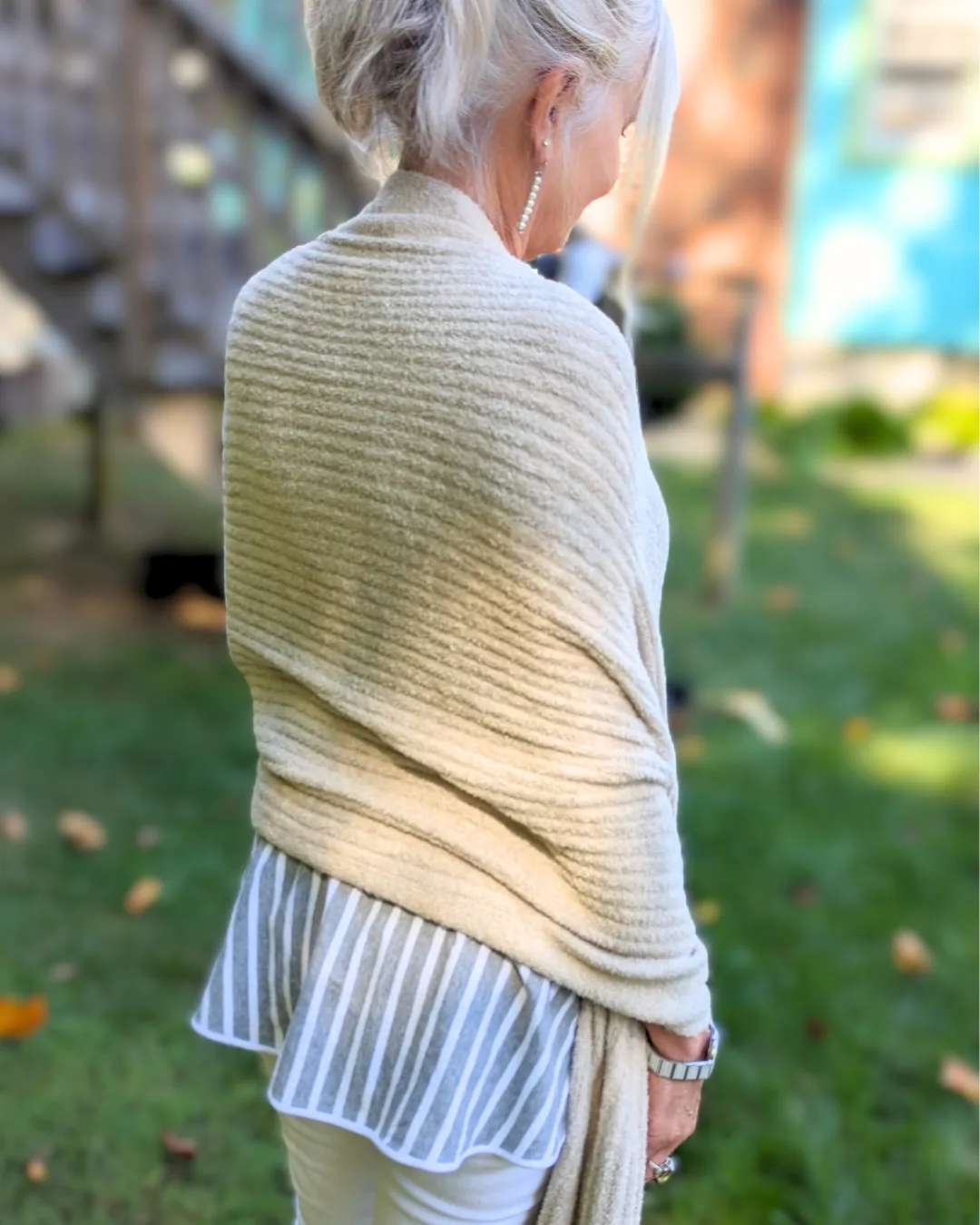 CozyChic Lite Travel Shawl - Stone