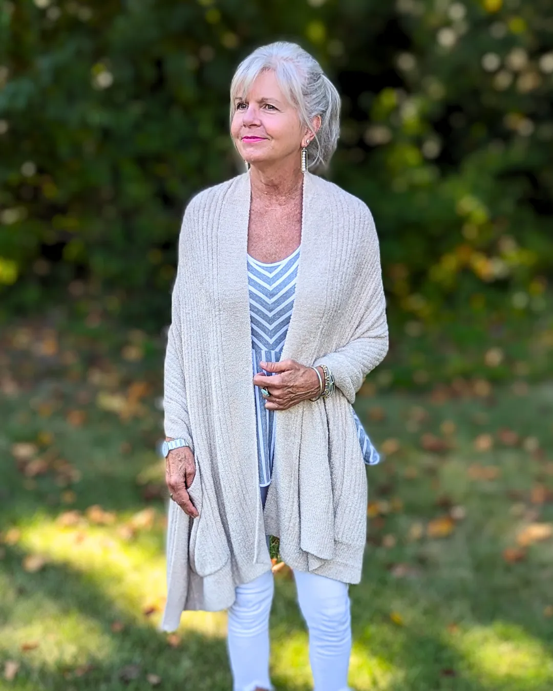 CozyChic Lite Travel Shawl - Stone